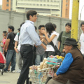 Vendedores en las calles