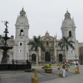 Vista de la Plaza de Armas de Lima