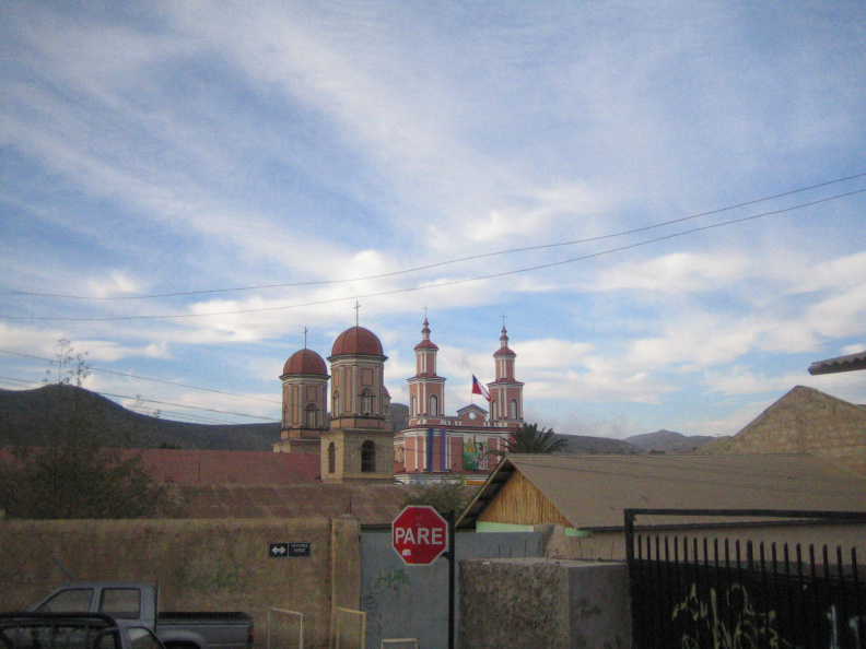 La iglesia de la virgen de Andacollo