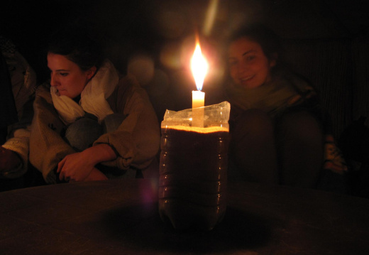 Hora de la cena en el campamento (2655 visits) Hora de la cena en el campamento