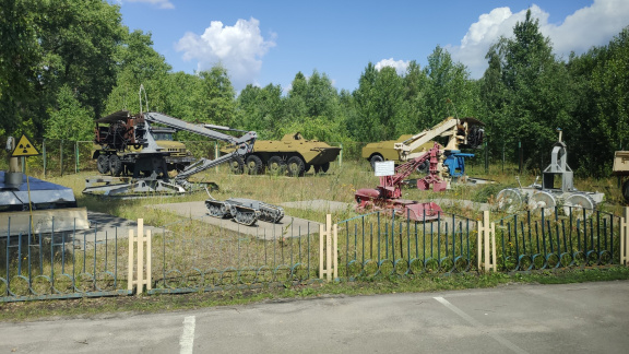 Maquinaria usada en Chernobyl antes del accidente.