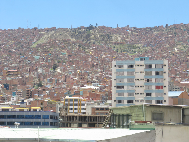 vista de la ciudad de La Paz...