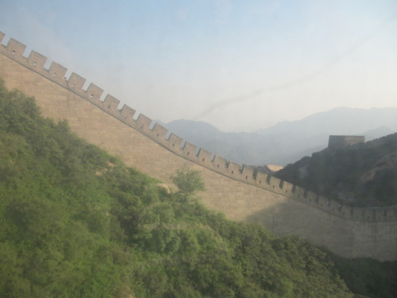 vista de la Gran Muralla desde el teleferico