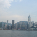 vista de la capital economica de Hong Kong...