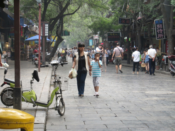 una de las tantas calles de Xi'an