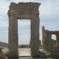 Una de las puertas del salon imperial en Persepolis