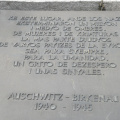 Monumento en Auschwitz II - Birkenau