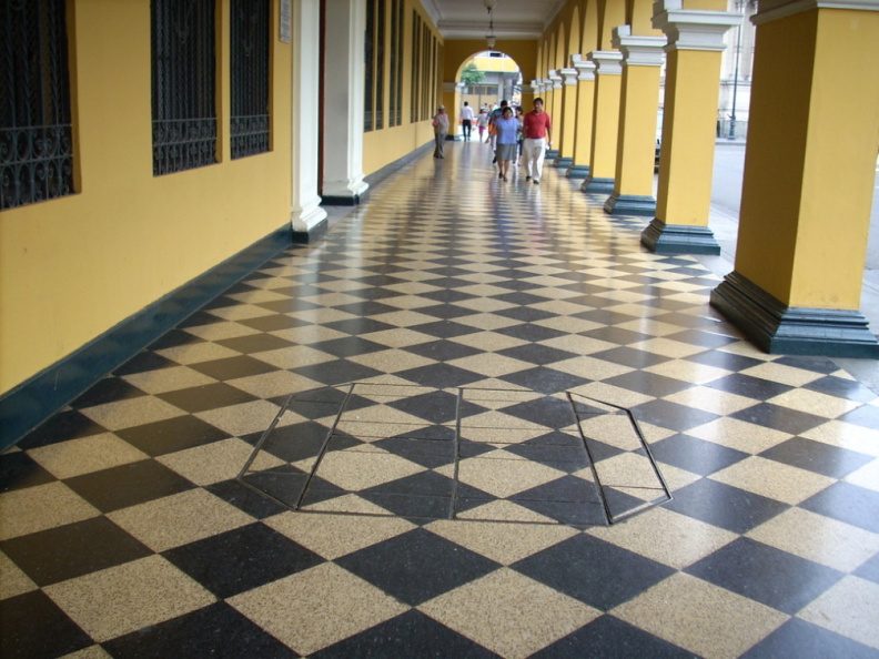 Uno de los pasillos