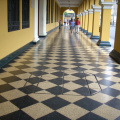 Uno de los pasillos