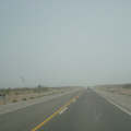 Cenizas por la carretera de la Pampa !!! el auto quedo echo polvo !! :D