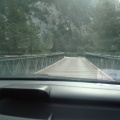 Camino a Traful.. el puente de auta velocidad.