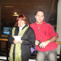 VHS y Claudia en Punta Arenas