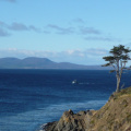 Una ultima mirada al estrecho de Magallanes desde Fuerte Bulnes