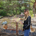 Mona en el parque de diversiones de Pripyat.